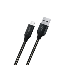 Cáp MicroUSB Sợi Dệt Ánh Kim 2A - VGM250